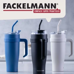 Thermotrinkbecher Blau, 1,2 L