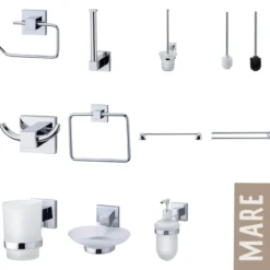 Toilettenpapierhalter Mare Chromoptik