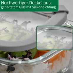 Vorratsdose Glas, eckig, 320ml