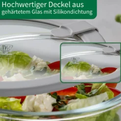 Vorratsdose Glas, rund, 950ml